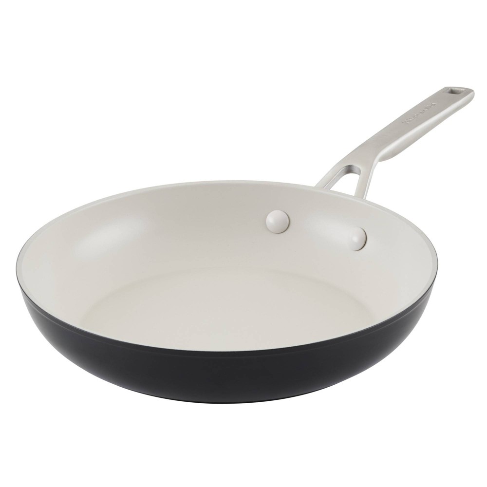 KitchenAid 10 Hard Anodized Ceramic Nonstick Frying Pan Matte Black