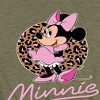 Girls' - Disney - Minnie Leopard Print Short Sleeve Graphic T-Shirt - 2 of 4