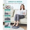 Nekteck Foot Massager with Heat - Shiatsu Electric Kneading for Plantar Fasciitis - Infrared & Power Cord - Gray - 3 of 4