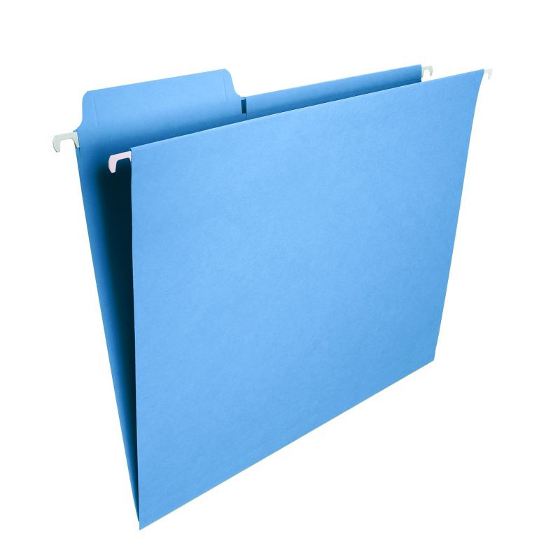 Smead FasTab Hanging File Folder, 1/3-Cut Built-In Tab, Letter Size, 20 per Box, 4 of 13