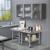 ROVSUN 24" x 30" Stainless Steel Equipment Stand with Adjustable Undershelf, Grill Stand Table for Restaurant Home - 4 of 4