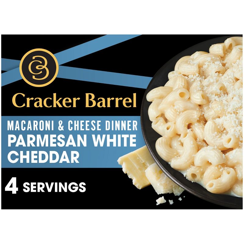 Cracker Barrel Parmesan White Cheddar Mac and Cheese Dinner - 12oz, 1 of 11
