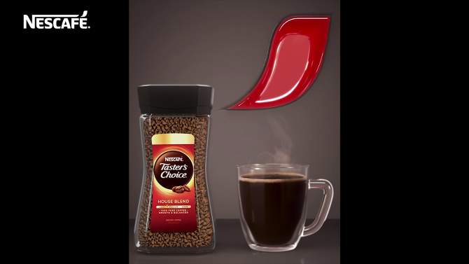 Nescafe Taster&#39;s Choice House Blend Light Roast Instant Coffee - 7oz, 2 of 8, play video