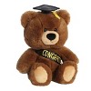 Aurora Medium Hugga-Wug Bear Graduation Commemorative Stuffed Animal Brown 10" - 2 of 4