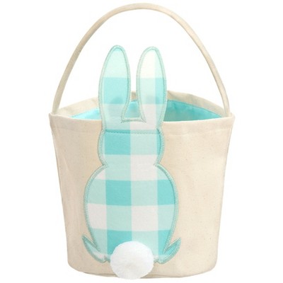 The Lakeside Collection Easter Basket Bucket Bunny Fabric