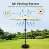 Maggift 7.5 ft Patio Umbrella with Crank Handle and UV Protection for Outdoor Use, Beige, 89.76"*89.76"*96.46" - 4 of 4