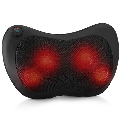 Costway Shiatsu Shoulder Neck Back Massage Pillow w/Heat Deep Kneading