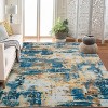 Area Rug Abstract Washable Living Room Rug, Non-Slip Carpet Soft Vintage Accent for Kitchen Bedroom Laundry - 3 of 4