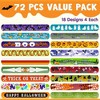 Joyfy 72 PCS Halloween Slap Bracelets for Kids Girls Boys Gifts, Friendship Bracelets Snap Bracelets for Halloween Party Favors, Goodie Bag Fillers - 2 of 4
