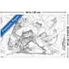 Trends International Marvel Sketch - Hulk vs. Fantastic Four Unframed Wall Poster Prints - 3 of 4