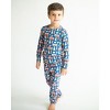 Lev Baby Boys' Bamboo Toddler Pajamas – 2-Piece firetruck Print Long Sleeve Set (2T–7/8Y) - 2 of 4