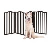Pet Adobe Freestanding Pet Gate for Dogs and Cats - Dark Brown - 4 of 4