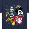 Boys' - Disney - Goofy Donald Mickey Pluto Stickers Short Sleeve Graphic T-Shirt - 2 of 4