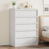 Drawer Dresser for Bedroom, Tall Chest of Drawers with Large Storage for Nursery and Entryway - 4 of 4