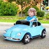 Aosom Licensed Volkswagen Beetle Electric Kids Ride-On Car 6V Battery Powered Toy with Remote Control Music Horn Lights MP3 for 3-6 Years - 3 of 4