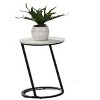 Sapphtopaz Modern Coffee Table with 2 End Tables Living Room Table Set Durable Center Table for Living Room,3pcs - 3 of 4