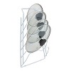 Organize It All Cabinet Door Lid Rack: Steel Kitchen Pot Rack, Under Cabinet Mount, White, 15.75" H x 18.11" D x 12.01" W - 3 of 4