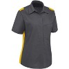 Red Kap Women's Short Sleeve Performance Plus Shop Shirt With Oilblok Technology - 3 of 4