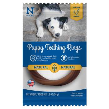 N-Bone Puppy Teething Ring - Chicken Flavor- Single Ring