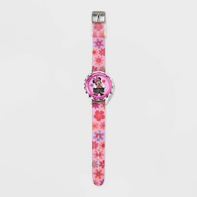 Girls&#39; Minnie Mouse LCD Watch - Pink_0