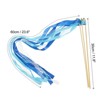 Unique Bargains Party Wooden Handle Lace Ribbon Sticks Fairy Wand 25 Pcs - 2 of 4