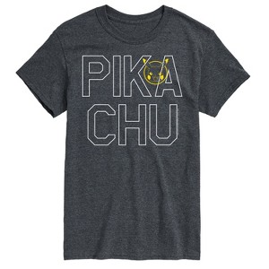 Men's - Pokémon - Pika Blocks Short Sleeve Graphic T-Shirt - 1 of 4