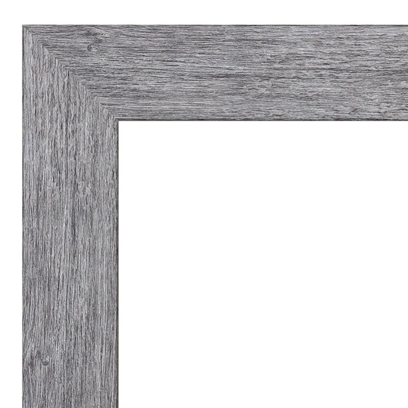 45&#34; x 35&#34; Bark Rustic Framed Wall Mirror Gray - Amanti Art, 3 of 7