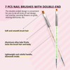 Saviland Professional - 9PCS Double-End Dotting Pens & Liner Brushes, Nail Art Design Kit for Salon & Home. (Size: 9 Count) - 2 of 4