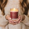 Sweet Water Decor Christmas Cookies Patterned 9oz Clear Candle - 3 of 3