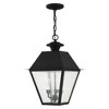 Livex Lighting Mansfield 3 - Light Pendant in  Black - 3 of 4