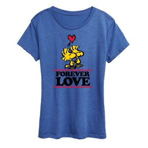 Women's - Peanuts - Forever Love Short Sleeve Graphic T-Shirt - 1 of 4