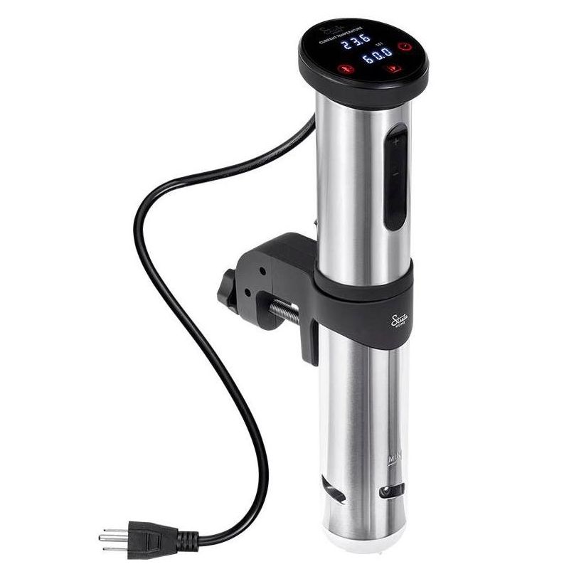 Monoprice Sous Vide Immersion Cooker 1100W - Black/Silver With Adjustable Clamp, Quite Motor, and Simple Controls - From Strata Home Collection, 3 of 7