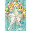 Spring Barnstar House Flag Primitive Welcome 28" x 40" Briarwood Lane - 3 of 4