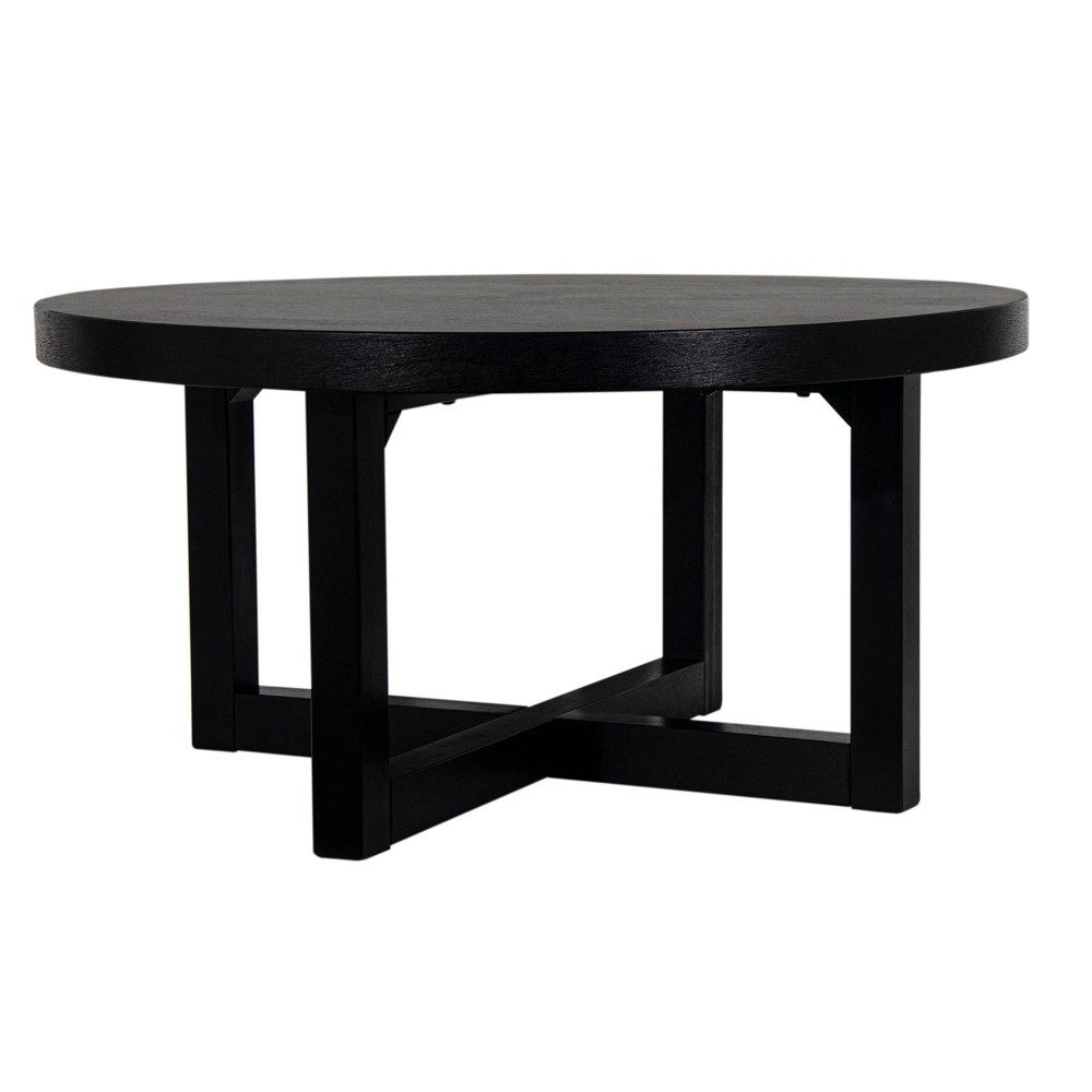 East at Main 38 Round Crisscross Base Coffee Table