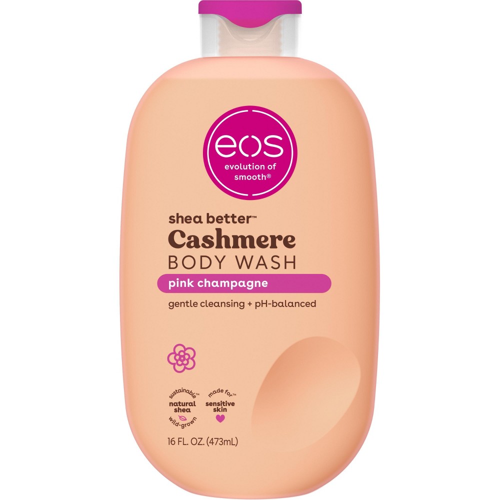 Photos - Shower Gel E.O.S. eos Shea Better Cashmere Body Wash - Pink Champagne - 16 fl oz 