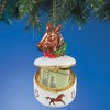 Collections Etc Hand-Painted Animal Trinket Christmas Ornament - 3 of 4
