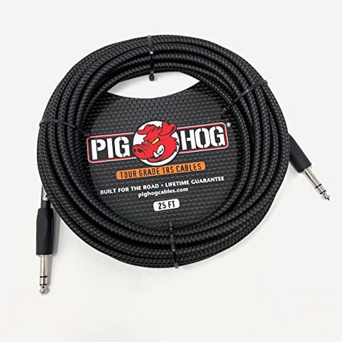 Pig Hog PHX14-25: Prolunga Per Cuffie 7,6 Metri TRS Femmina A Maschio 1/4"