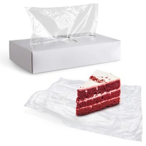 LunaLulinlk 1000 Sheet Clear Deli Plastic Wrap, Pre-Cut Plastic Wrap - 1 of 4