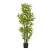NicBex Artificial Palm Tree/Bamboo Set of 2 in Pots Tropical Faux Palm Trees with Bendable Fronds, Ready-to-Use Indoor/Outdoor Floor Plants - 3 of 4