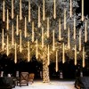 Dazzle Bright Meteor Shower Rain Lights 11.8 Inch Christmas Light Decorations Warm White/White/Blue - 2 of 4