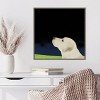 Amanti Art Yellow Dog Profile by Marjorie Weiss Canvas Wall Art Print Framed 22 x 22-in. - 4 of 4
