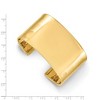 Black Bow Jewelry 37mm 14k Yellow Gold Polished Solid Cuff Bangle Bracelet - 4 of 4