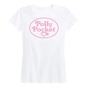 Women's - Polly Pocket - Polly Pocket Pink Logo Short Sleeve Graphic T-Shirt - 1 of 4