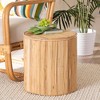 bali & pari Milagra Natural Rattan Coffee Table: Bohemian, No Assembly, Indonesia Crafted - 2 of 4