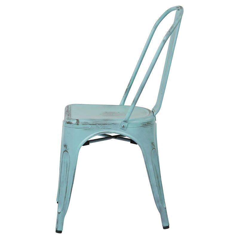 Set of 2 Bristow Armless Chair Metal - OSP Home Furnishings, 5 of 7