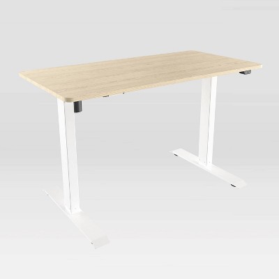 Adjustable Sit To Stand Desk Oak - Techni Mobili