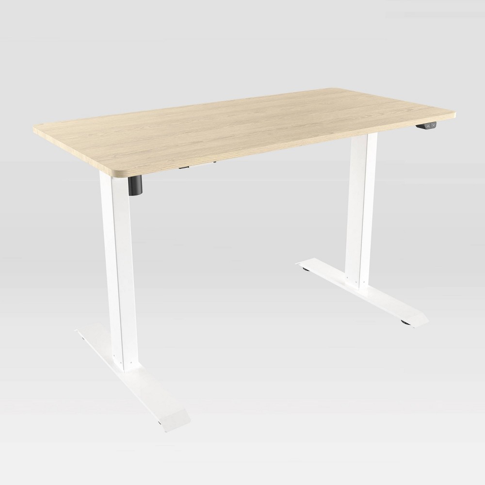Adjustable Sit To Stand Desk Oak - Techni Mobili