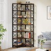Hommoo 7-Tier Tall Corner Bookshelf - 3 of 4