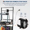 GustoWave Printer Rack, 3D Printer Table, Rolling Stand Organizer, Heavy Duty Shelf Hold Desk for Filament Spools, Home Offices - 3 of 4