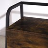 Entryway Bench, 33" Retro Wooden Shoe Bench with  Storage Box, Shoe Organizer Rack for Entryway, Bedroom, Hallway, Supports 240 lb - 4 of 4
